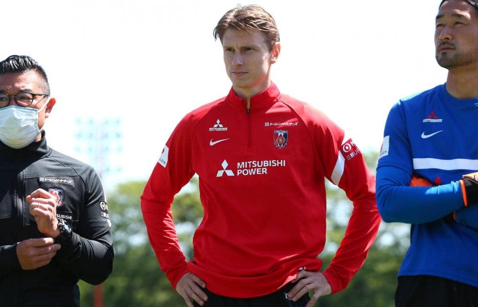 浦和の新戦力FWユンカーがチームに合流、日本語習得に意欲「うまくなりたい」