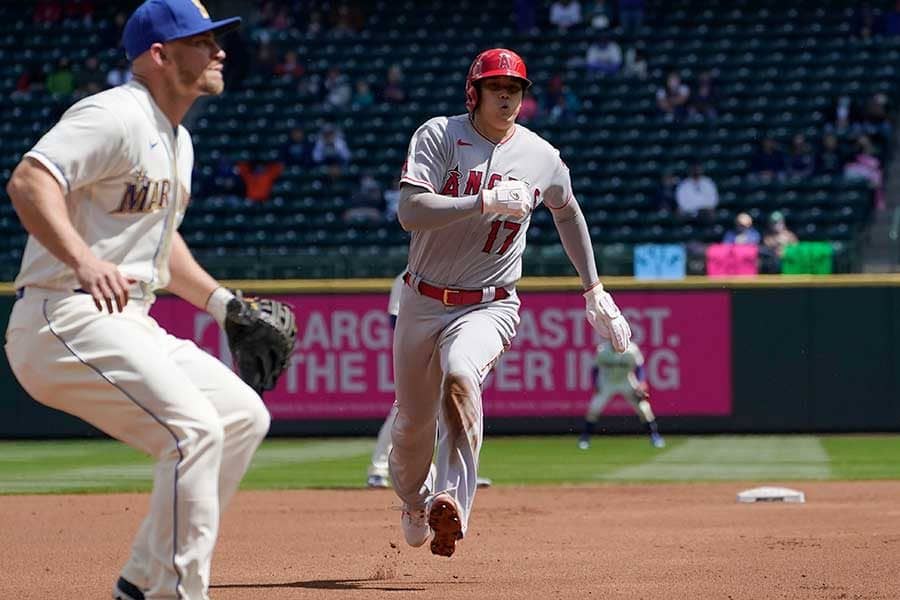 【MLB】大谷翔平、並じゃない“時速32km”快足で決めた二盗＆三盗に米記者称賛「非常に速い」