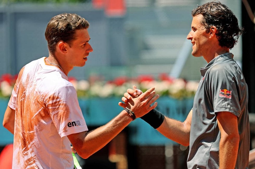 ティエム、デミノーにストレート勝利で8強入りも「正直ここでは望み薄だ」と語る[マドリード・オープン]