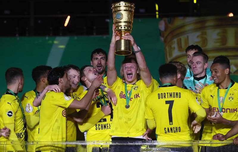 ハーランド&サンチョが2発、ライプツィヒに快勝のドルトムントが4季ぶり5度目の優勝《DFBポカール》