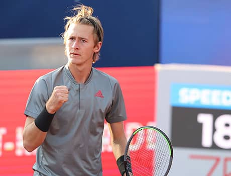 コルダ 今季クレーで初白星