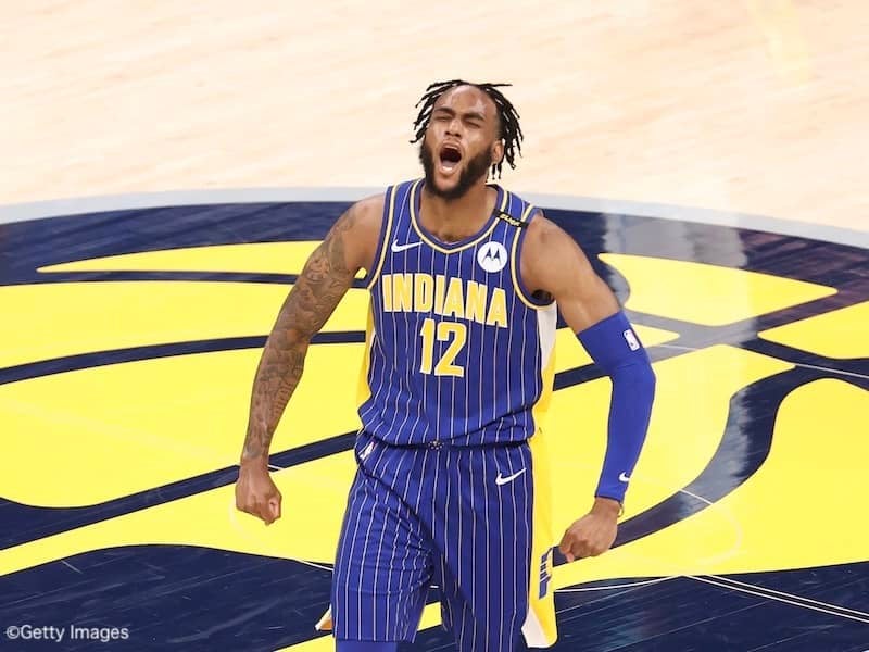 ペイサーズがホーネッツを破りプレーオフ進出へ前進…8選手が2ケタ得点を記録