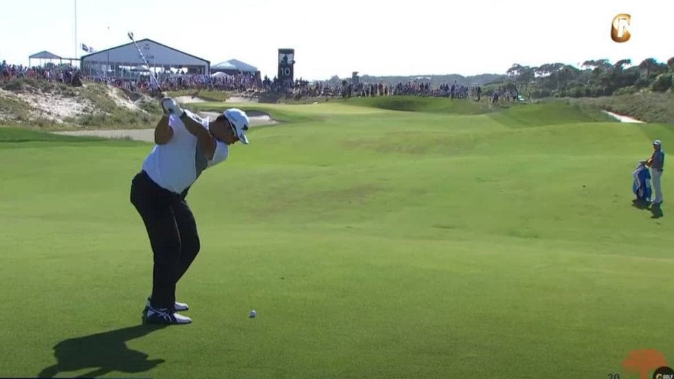 【動画】松山英樹は2打差4位タイ　メジャー連勝に向けて好位置で決勝へ