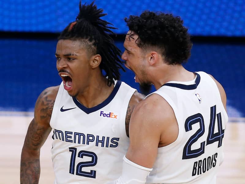 OTで競り勝ったグリズリーズが悲願のプレーオフへ…モラントが大一番で35得点