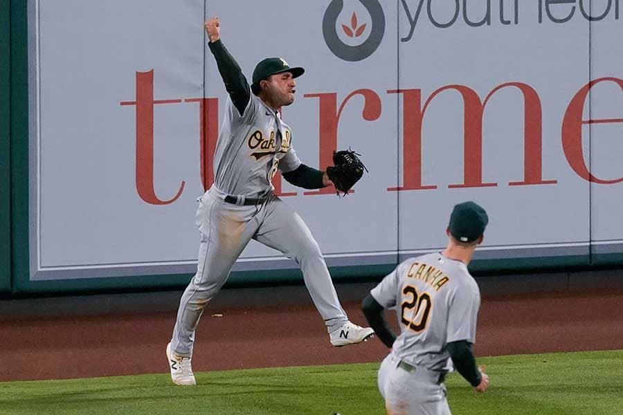 【MLB】エンゼルスの同点弾“強奪”　完璧HRキャッチに米ファン興奮「ゴールドグラブあげて」