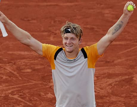 世界46位 四大大会初の8強