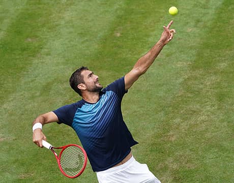 チリッチ 今季芝初戦白星