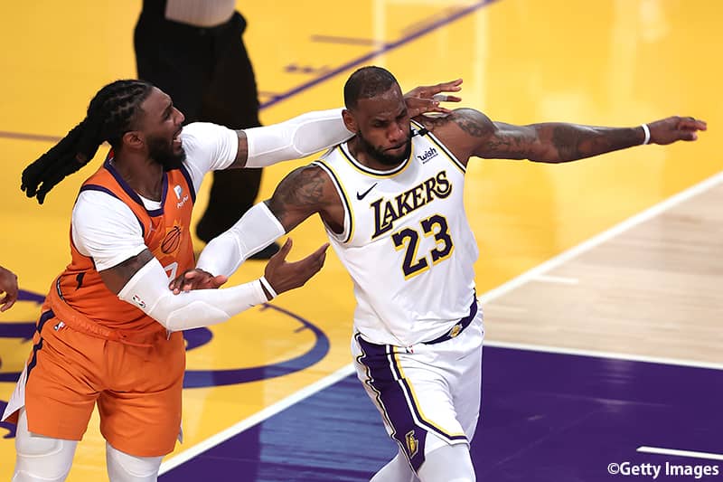 サンズのクラウダーにとってレブロンを苛立たせるのは作戦どおりだった？