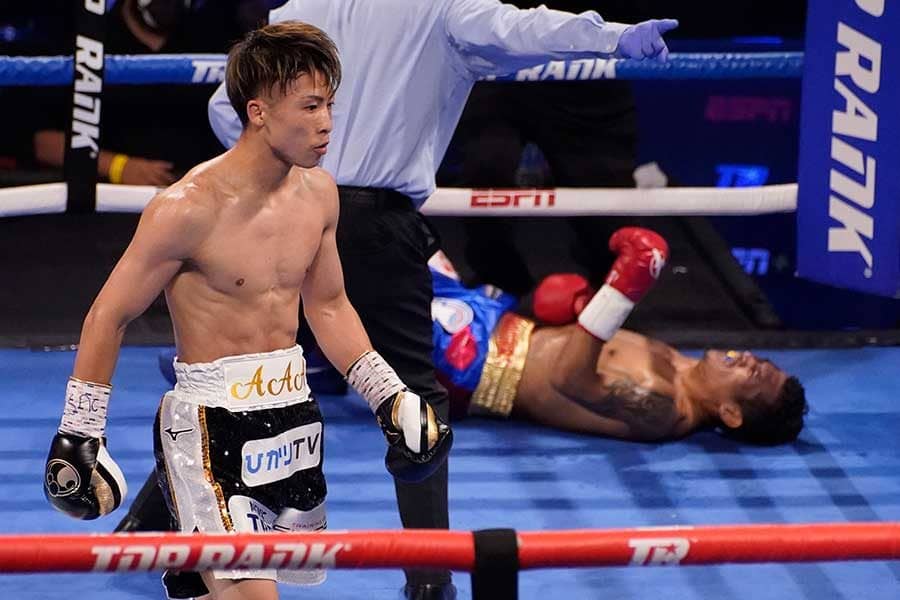 井上尚弥に英実況も大興奮　“戦慄の50秒間”は「もの凄いパワーと、美しいスキル！」