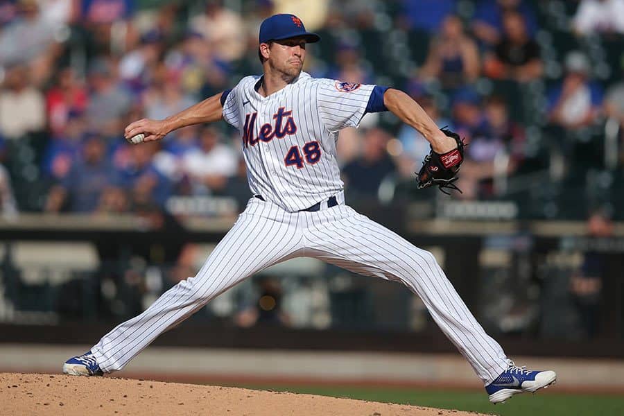 【MLB】防御率は異次元の0.50に…　デグロムが7勝目、5試合30イニング連続無失点