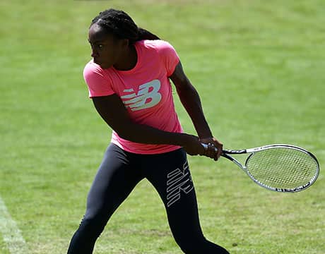 ガウフ 逆転で初戦突破