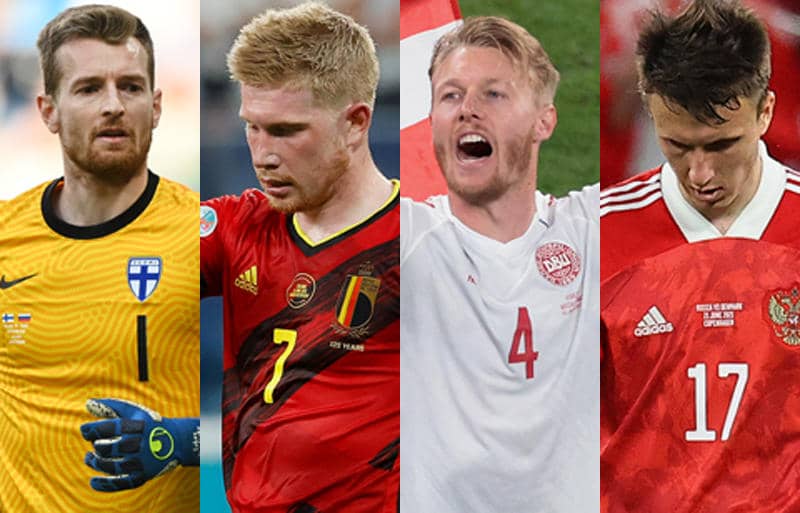 【ユーロ2020/グループB総括】本命ベルギーが順当首位通過、アクシデントのデンマークが三つ巴を制す