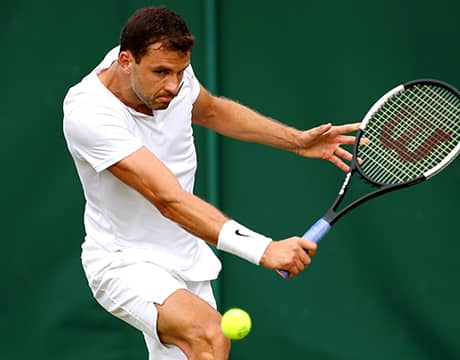 ディミトロフ 逆転でＷB初戦突破