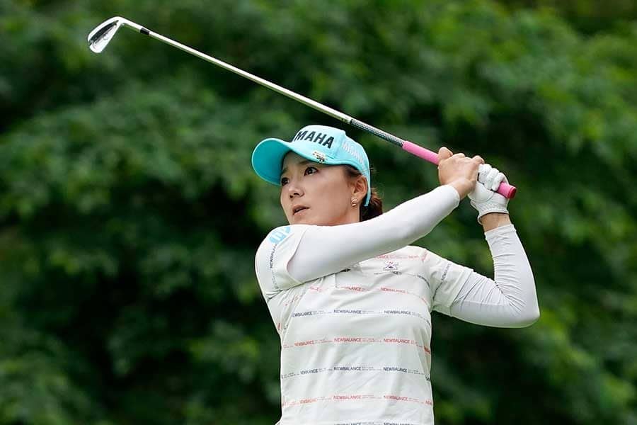 有村智恵、2位発進　ドライバーで80yミスも「1日1回くらいはそういうこともある」