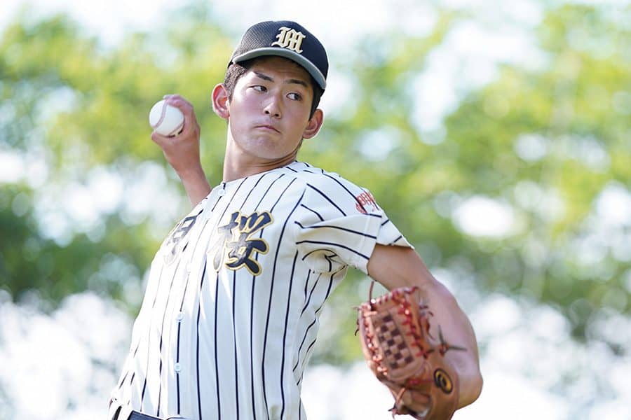 【高校野球】ドラ1候補の明桜・風間が自己最速の157キロ計測　大勢のスカウト前に4キロも更新
