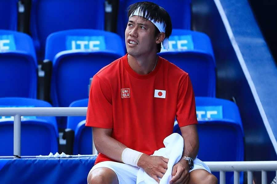 錦織、“ケイジェット”お披露目に興奮　東京五輪仕様の機体に海外反響「最高だ」