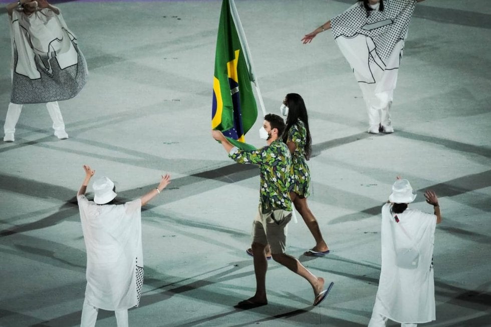 東京2020オリンピック/ブルーノ・レゼンデやシュ・テイら各国代表選手が開会式で旗手務める