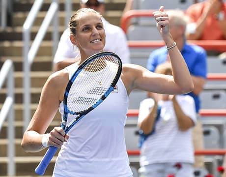 プリスコバ 快勝で今季初V王手