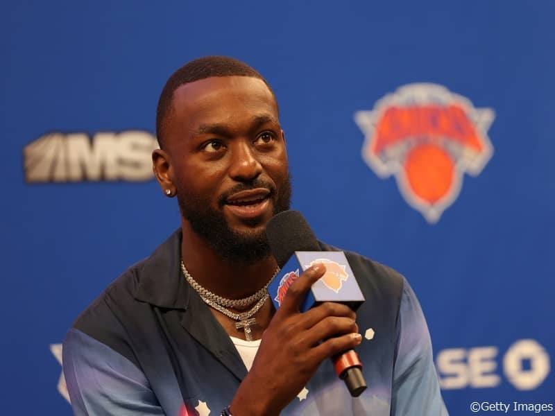 「これまでもずっと彼の大ファンでね」。今季ニックスへ加入したケンバがローズを語る