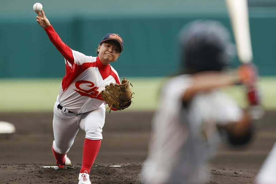 もう一度ここに立ちたい…　史上初の女子甲子園、敗れた高知中央2年生エースの誓い