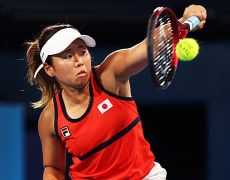 上地結衣 ダブルベーグルで8強