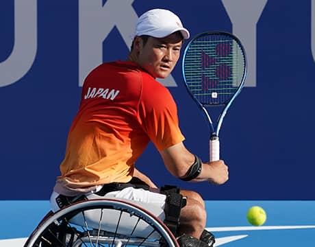 国枝慎吾 熱戦制しパラ4強へ