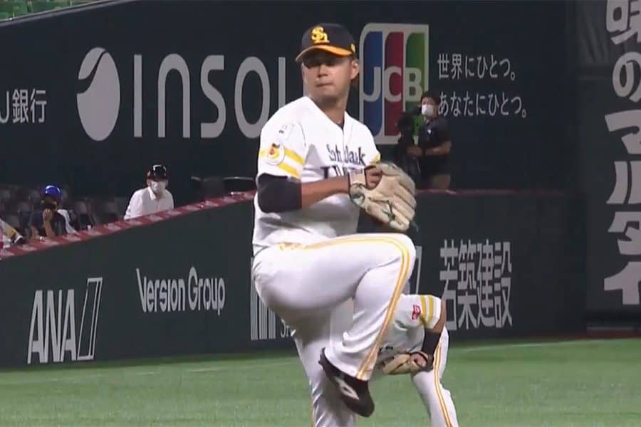 「また化け物出てきた」150キロ台中盤連発　鷹5年目左腕の剛球ショーにファン歓喜