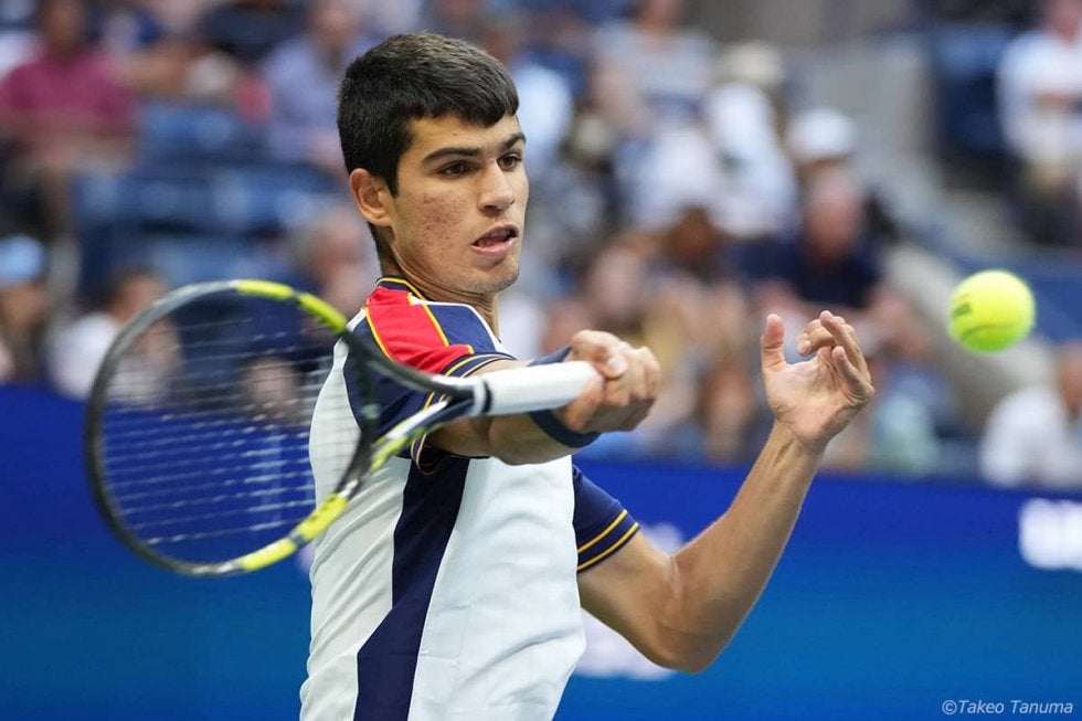 18歳のアルカラスが躍進! 3時間半の激闘制してベスト8「チチパス戦のことは考えないようにしていた」[USオープン]