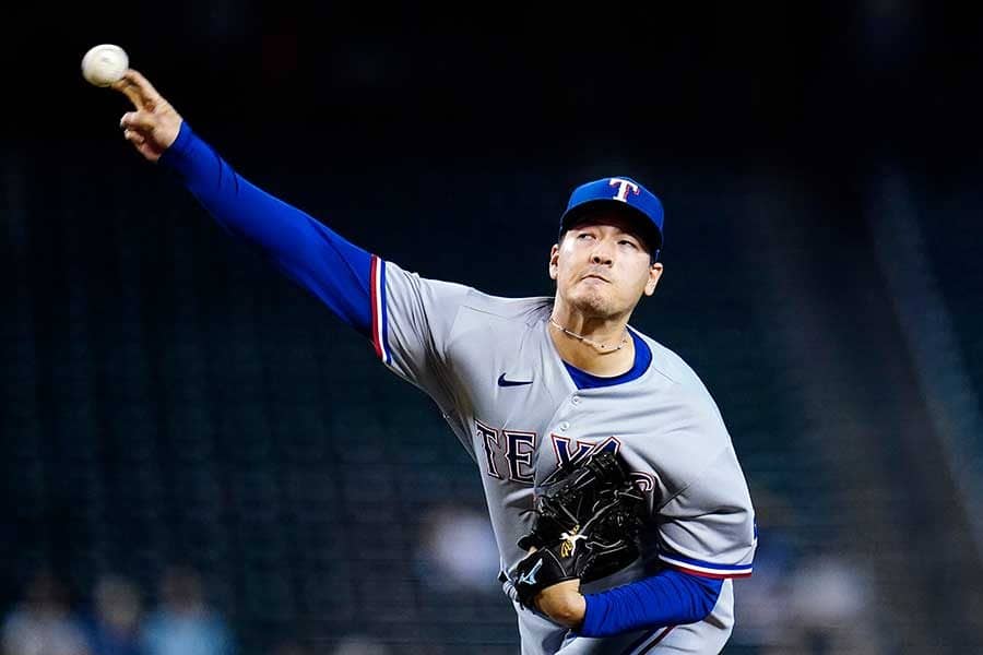 【MLB】有原航平、142日ぶり白星ならず　5回途中2失点で降板、レンジャーズは4連勝