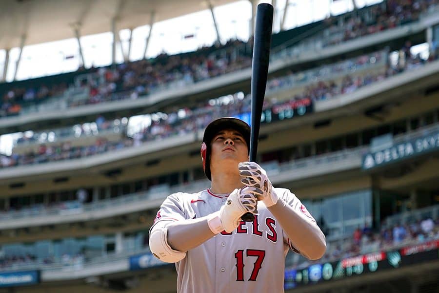 【MLB】大谷翔平が「2番・DH」で先発出場　両リーグトップタイ45号なるか