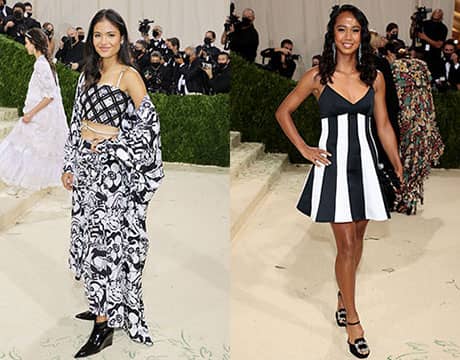 全米Vと準V メット・ガラ出席