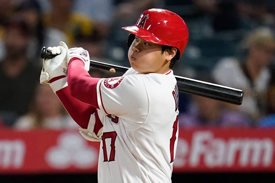 【MLB】大谷翔平、あと数メートルで本塁打の“特大”右飛　7試合ぶり45号に期待