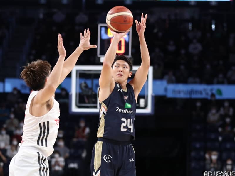 終盤に勝負強さを見せた琉球の田代直希「こういう試合で自分たちの力発揮できたのはプラス」