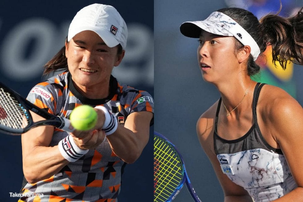 青山修子／柴原瑛菜が8強入り。アメリカペアにストレート勝利[BNPパリバ・オープン]