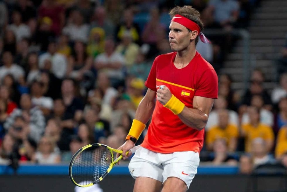 ナダルとティームがコートで練習を再開！