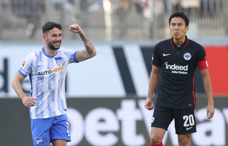 長谷部フル出場、鎌田が後半から出場のフランクフルト、ヘルタに敗戦《ブンデスリーガ》