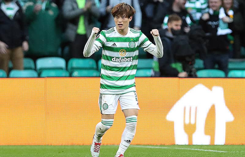 古橋亨梧が値千金のGS初ゴール!　セルティックが3戦目で待望の初白星《EL》