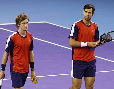 ルブレフ/ハチャノフ 初戦突破