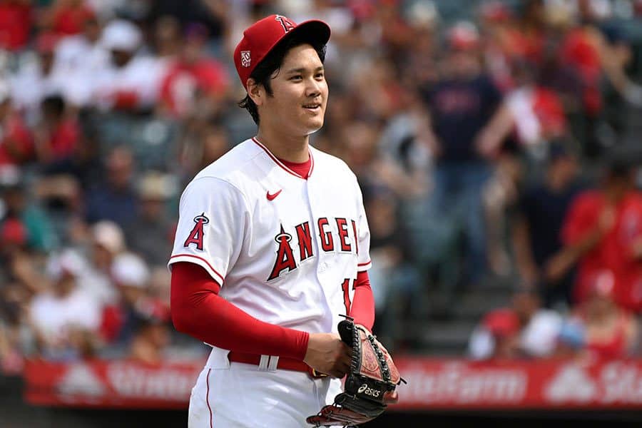 【MLB】大谷翔平が「天使に見えます」　キラキラ登板写真にファンうっとり「スーパークール」