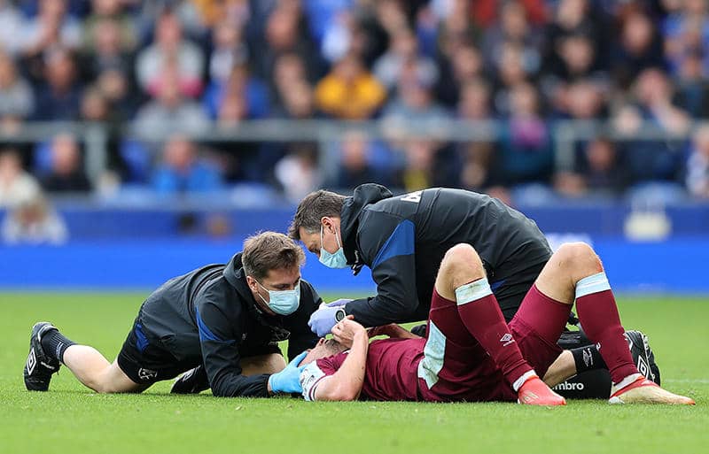 モイーズ、顔面複数裂傷で縫合のソウチェクについて…「トマシュは大丈夫」