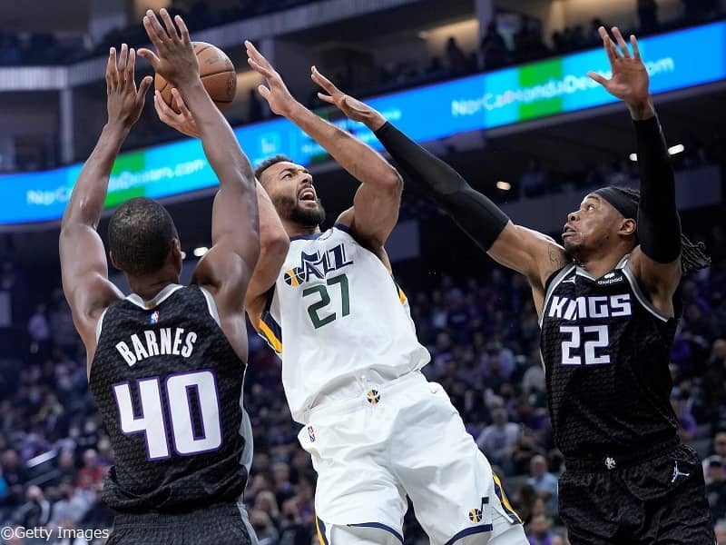 今季得点とリバウンドでキャリアハイを残すジャズのルディ・ゴベアが好記録に到達