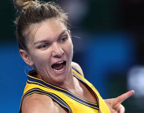 ハレプ 完勝で初戦突破