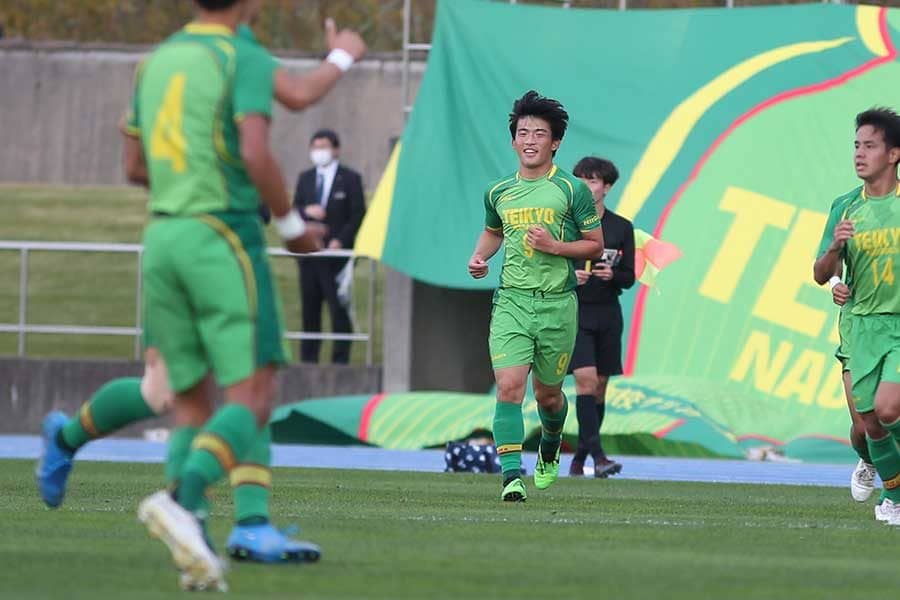 悲願の全国初優勝へ…帝京長岡救った魂の“初FK弾”　FW渡辺「今年こそは優勝したい」