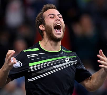 ガストン8強 アルカラスを破る