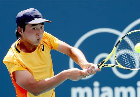 望月慎太郎 ストレートで初戦敗退