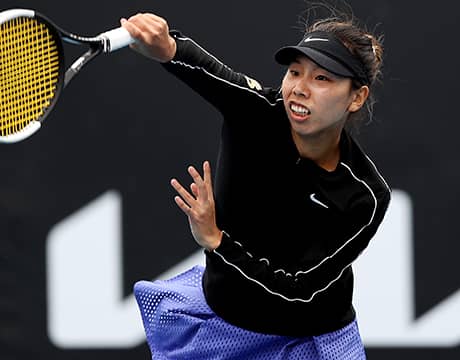 日比万葉、完敗で8強ならず