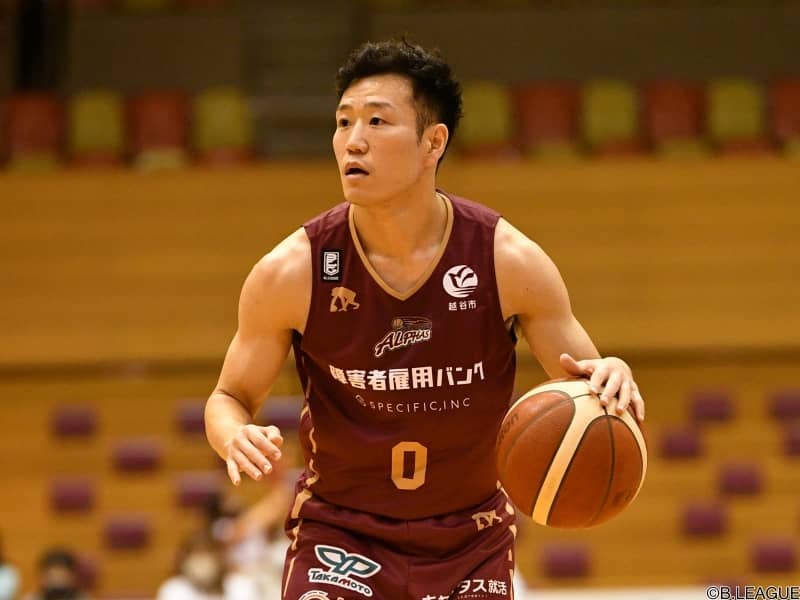 越谷アルファーズが畠山俊樹をインジュアリーリストへ登録したと発表