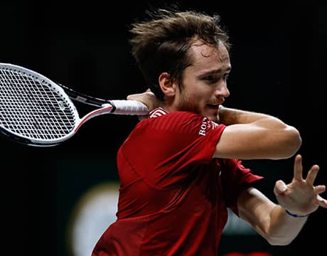 メド 完勝で露の白星貢献「満足」