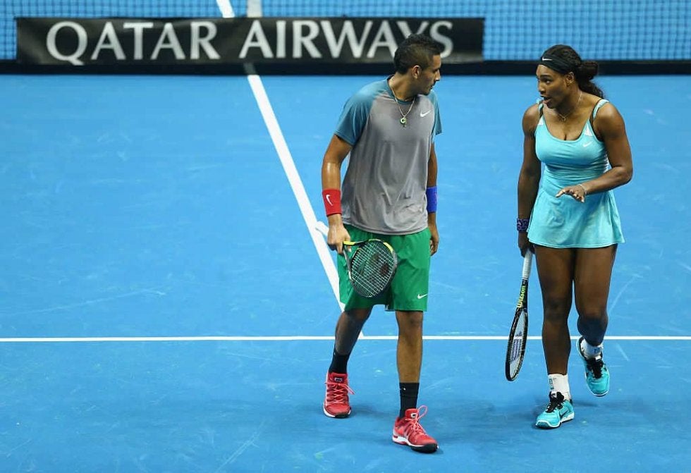 キリオス、セレナとのダブルスは気まずい経験？「俺の方がうまい」