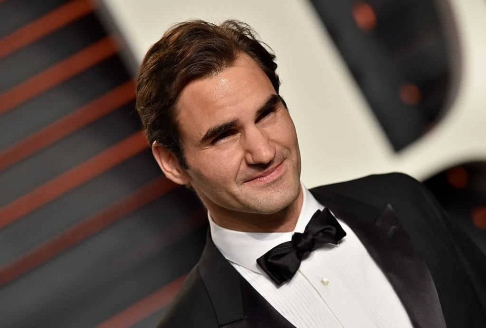 フェデラーが南アフリカのラグビー選手コリシを道案内